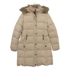 美品 RALPH LAUREN ラルフローレン ダウンジャケット コート ボア ファー フーデット ナイロン アウター ホワイト M レディース 【中古】のサムネイル