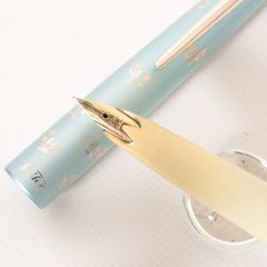 パイロット Pilot 万年筆 エリート 格子柄 18K F細字 ショート軸 筆記