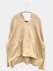 w closet ダブルクローゼット パーカー F ベージュ コットン 裏起毛 無地 プルオーバー 長袖 レディース