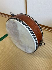 伝統芸能 締太鼓 和太鼓 バチなし 打面34cm 和楽器 打楽器 お祭り 練習