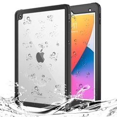 [신품] iPad 10.2 케이스 2021/2020/2019 Dadanism 제9세대/제8세대/제7세대 Apple iPad 10.2인치 2021/2020/2019 모델 방수 케이스 방수 레벨 IP68 밀봉 전면 보호 내충격 목걸이
