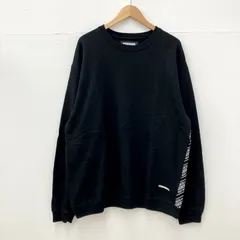 NEIGHBORHOOD ネイバーフッド 21SS クラシックS クルーネック ロングスリーブ スウェット Lサイズ トレーナー プルオーバー ロゴ プリント カジュアル メンズ ブラック トップス ★SS1768のサムネイル