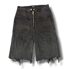 FILTH 24SS Front zip buggy Denim shorts フロントジップバギーデニム 
