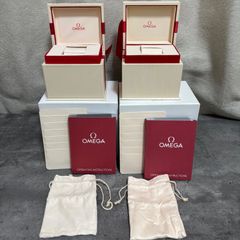 空箱】OMEGA オメガ ヴィンテージ 赤 2個セット 時計用付属品 C117