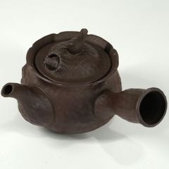 [IM] レトロ　萬古焼　急須　小鳥飛び出し　現状品