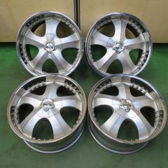 中古アルミ18x8.0ハイペリオンディッシュPCD114.3 4本セット - メルカリ