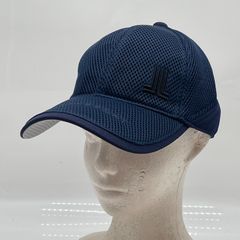 美品 LANVIN SPORT カラミ織りキャップ 白 ゴルフ メッシュ 日本製