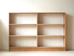 無印良品/MUJI オーク材 薄型ラック・ワイド小 奥行16cm 本棚 - メルカリ