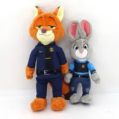 三重店】ズートピア ニック・ワイルド＆ジュディ・ホップス ぬいぐるみ