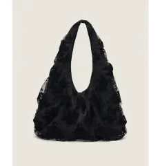 シエンヌ mia lace bag ミア レースバッグ ブラックのサムネイル