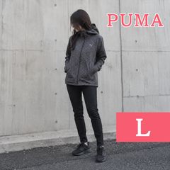 PUMA フーデッドジャケット 幾何学模様 L L142