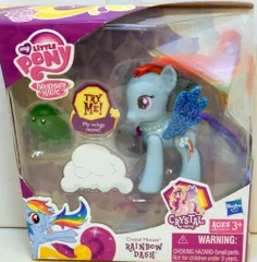 HASBRO CRYSTAL MOTION MY LITTLE PONY RAINBOW DASH G4