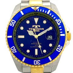 テクノス TECHNOS AIR DIVER Ⅱ TAM629TN クォーツ ネイビー デイト 
