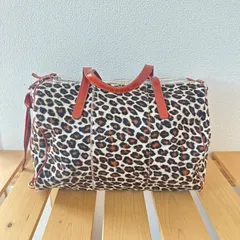 Used☆GIANNI CHIARINI☆ハラコ柄☆おしゃれ可愛いボストンバック 