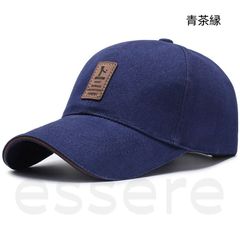 베이스볼 캡 맨즈 레이디스 모자 차양 블랙 세련된 캐주얼 한국 패션 봄 여름 가을 겨울 사이즈 조정 가능 남녀 겸용 심플 청차연
