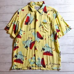 【国内正規品】CARHARTT WIP Shirt カーハート ダブリューアイピー イエロー 総柄 半袖シャツ 古着 S #R2948のサムネイル