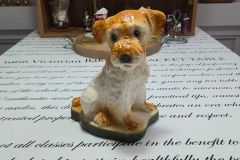 犬の親子 陶器置物/彫像 ラブラドール親子 アメリカ製 サンドラ