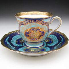 オールドノリタケ エナメル盛り花文 花瓶 - メルカリ