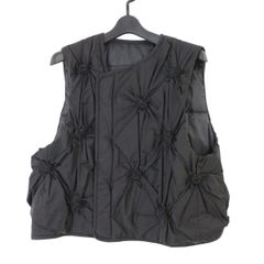 タグ付き】ENFOLD エンフォルド☆ラウンドカラー ベスト☆リボン 黒