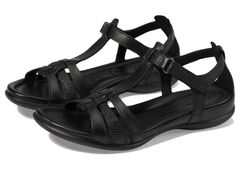 エコー レディース シューズ サンダル Ecco Flash TStrap Sandals BlackBlack ブラック
