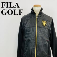 FILA GOLF ジップアップジャケット FILA ITALIA ブラック L 0538K