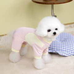☆ ピンク ☆ Sサイズ ☆ ドッグロンパースウェア ひんやり ペット ロンパース 犬 つなぎ 犬の服 犬服 ドッグウェア ペット服 ドッグウエア パジャマ 部屋着 メッシュ いぬ イヌ ペット 犬用 おしゃれ スポーティ お出かけ おでかけ お出掛け