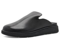 フィットフロップ メンズ シューズ オックスフォード レザー Fitflop GenFF Leather Mules All Black ブラック