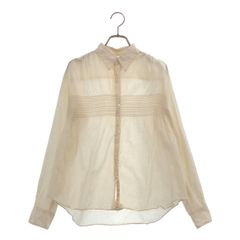 robe de chambre COMME des GARCONS / ローブドシャンブルコムデギャルソン | 1997AW | エンブロイダリー ギャザー シャツ ブラウス | エクリュ | レディース