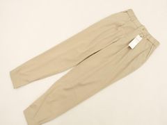 80%OFF 定価\17,000 新品タグ付 プロフィール PROFILE Black Label Style アンクル丈テーパードパンツ 36 ベージュ メール便可 中古