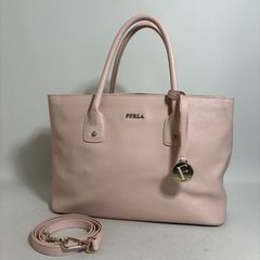 2606-32｜フルラ 2WAYハンドバッグ レザー マルチカラー - メルカリ