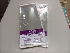 梱包用資材 シモジマ OPP袋 T13-30 ピュアパック テープ付き 100枚×2袋（200枚） 小物 雑貨 アクセサリー