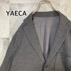 YAECA ヤエカ　アンコンジャケット　テーラードジャケット　リネン　グレー　M 2026年最新】YAECA メンズ テーラードジャケットの人気アイテム - メルカリ