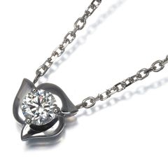カルティエ ネックレス ダイヤ ダイヤモンド 0.57ct G VS2 Pt950 鑑定書/修理証明書 #192342