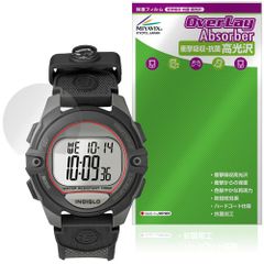 TIMEX Expedition CAT T40941 保護フィルム OverLay Absorber 高光沢 for タイメックス 腕時計 衝撃吸収 高光沢 ハードコート 抗菌