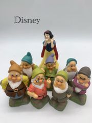 ♡※前Da1006 ディズニー 白雪姫 七人の小人 陶器 フィギュア 8点まとめ