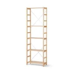 無印良品 パイン材ユニットシェルフ 大 幅58×奥行26×高さ175.5cm 61182414 ウォールシェルフ 棚 本棚ｍａ f4f57d3b