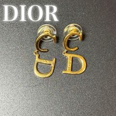 3023 極美品✨Dior ピアス CD ロゴ 希少 刻印 - メルカリ