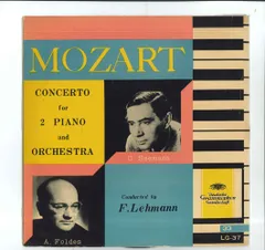 10” カール・ゼーマン, アンドール・ モーツァルト 二台のピアノと管弦楽のための協奏曲 第1 LG37 DEUTSCHE GRAMMOPHON /00300