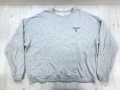 ユーエス ポロ アッスン U.S. POLO ASSN. レトロ トラッド スポーツ 刺繍 スウェット トレーナー グレー L メンズ コットン100% 裏起毛
