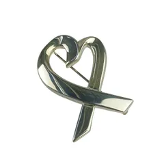 Tiffany&Co. ティファニー ブローチ パロマピカソ ラビングハート シルバー系 SV925 レディース Bigサイズ 美品