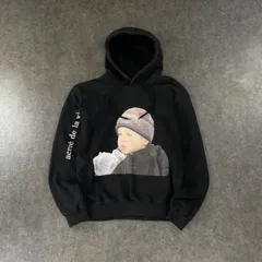 Acme' De La Vie ADLV BABY FACE HOODIE BLACK WINTER BOY アクメドラビ スウェット スウェット パーカー フーディー プルオーバー ベビーフェイス グラフィック プリント ブラック