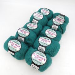 ダイヤモンド毛糸 毛糸 ダイヤモヘアパレ 10玉セット 507番色 グリーン モヘア混 1玉30g/約88ｍ 未使用品