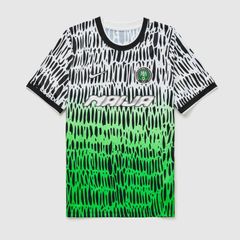 【送料無料・匿名配送】Nike ナイキ ナイジェリア代表 2026 公式 プレマッチ シャツ 黒 白 半袖 新品 正規品
