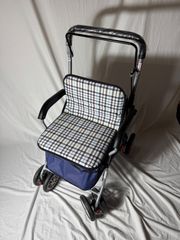 極美品 歩行器 テイコブ(TacaoF) シルバーカー 高齢者 チェック