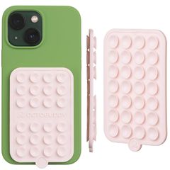【新品】 OCTOBUDDY ダブル - シリコン両面吸着スマホケース 取り外し可能なマウント - ハンズフリー、自撮り&ビデオ用の強力なグリップホルダー - iPhone&Android対応 - 約6.4cm × 9.5cm（2.5インチ × 3.75イ 1