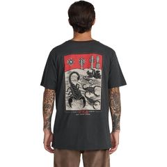 ルーカ メンズ トップス Tシャツ RVCA Scorpo Shirt Mens Pirate Black ブラック