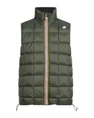 ケイウェイ メンズ トップス ベスト KWAY Military Green グリーン
