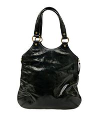イヴ・サンローラン トートバッグ パテントレザー レディース YVES SAINT LAURENT