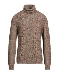 ケイウェイ メンズ アウター ニット・セータートルネック KWAY Dark Brown ブラウン