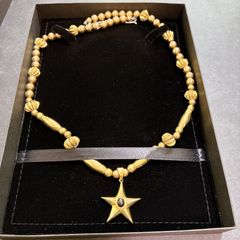Calee JEWELRY BEAD NECKLACE キャリー 真鍮×シルバー Calee JEWELRY